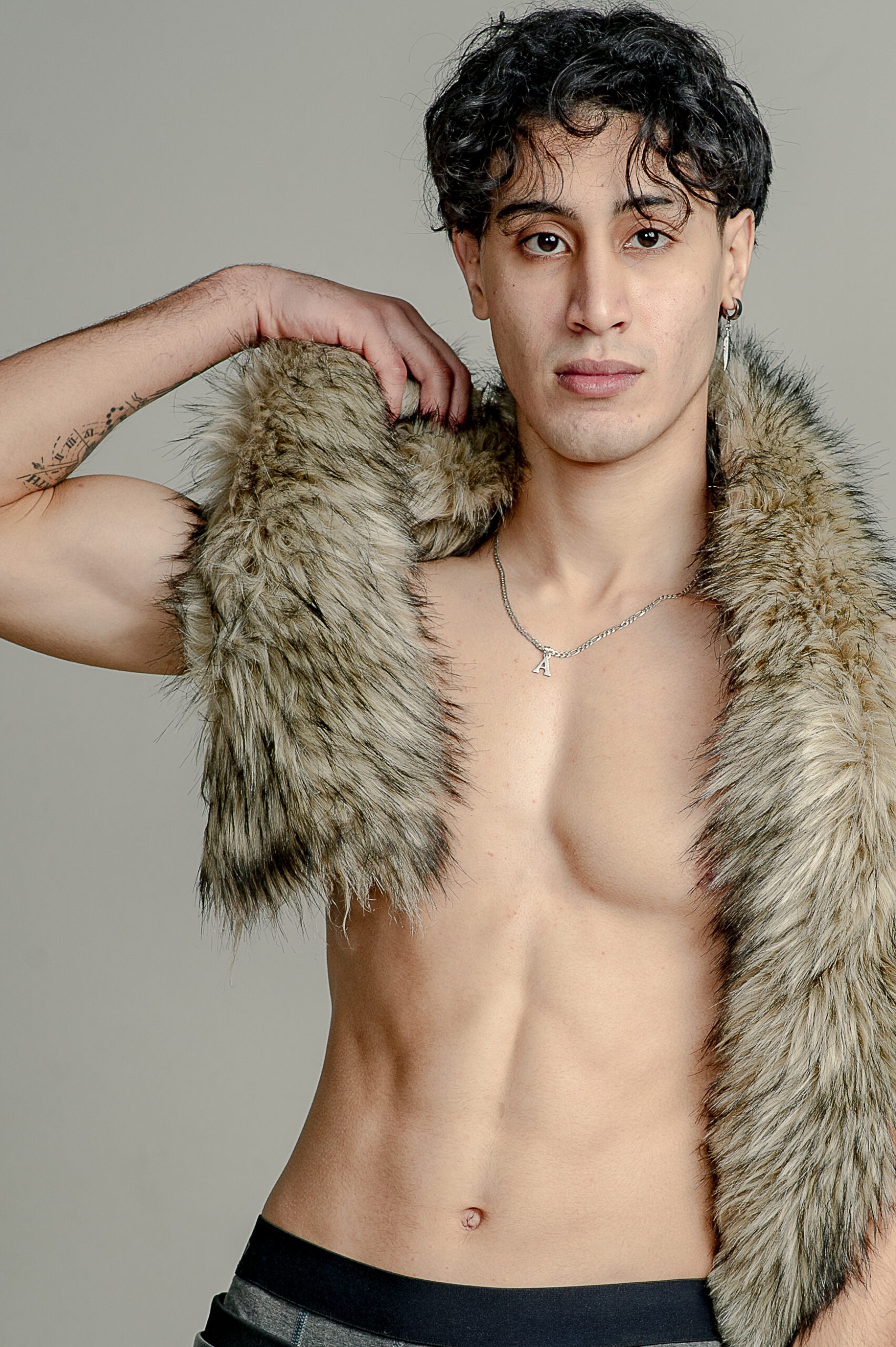 Adam having fun (or Adam having fur)